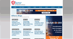 Desktop Screenshot of blogs.hrhero.com